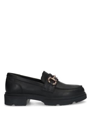 leren loafers zwart