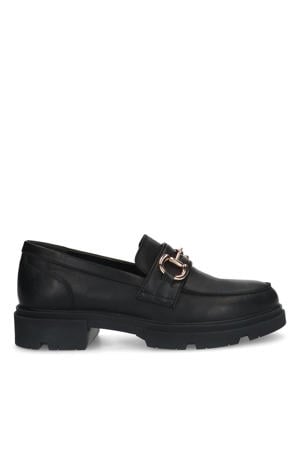 leren loafers zwart