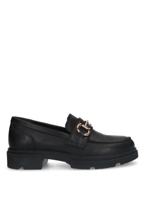 leren loafers zwart