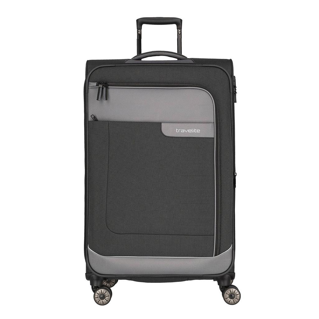 Travelite trolley Viia 77 cm. Expandable antraciet