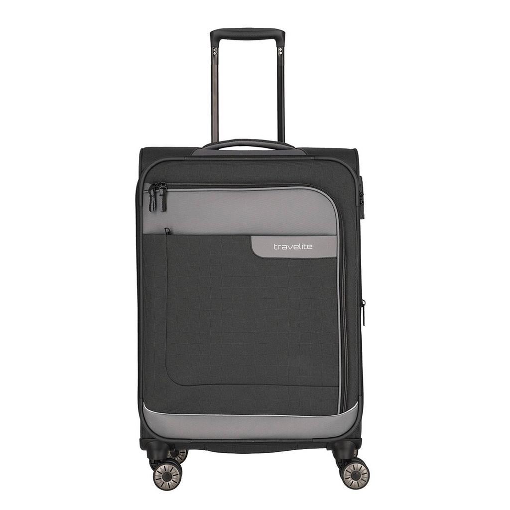 Travelite trolley Viia 67 cm. Expandable antraciet