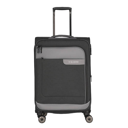 Travelite trolley Viia 67 cm. Expandable antraciet afbeelding