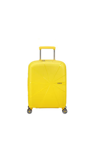Wehkamp American Tourister trolley Starvibe 55 cm. Expandable geel aanbieding