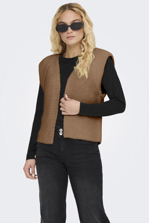 vest ONLLOUI  bruin