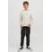 JACK & JONES JUNIOR hoodie JORVESTERBRO met tekst offwhite