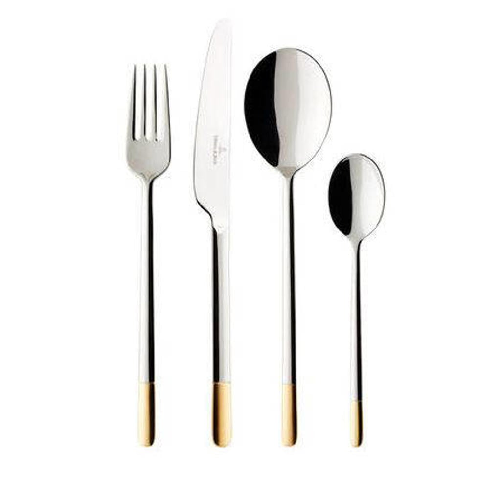 Villeroy & Boch Bestekset Ella - 24 delig / 6 personen - Verguld