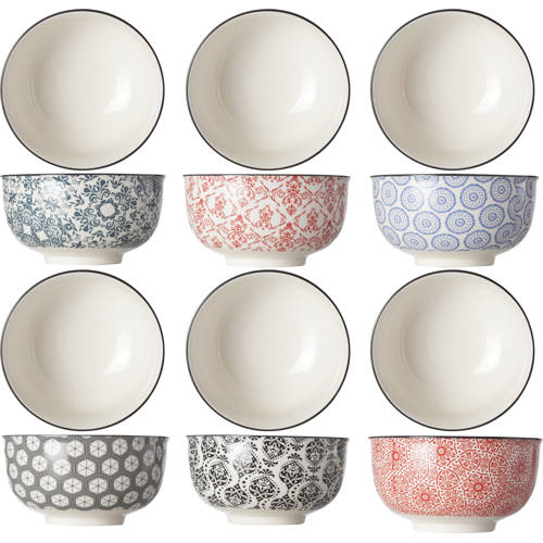 Wehkamp Cosy & Trendy Cosy & Trendy Kleine Kommen Delirio ø 13 cm / 500 ml - 6 Stuks aanbieding