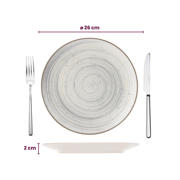 thumbnail: Cosy & Trendy Serviesset Sintra Dusty Blue 16-delig / 4 personen - 4 dinerborden, 4 ontbijtborden, 4 diepe borden en 4 kommen