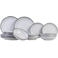 Cosy & Trendy Serviesset Speckle - Wit 18-delig / 6 personen - 6 dinerborden, 6 diepe borden en 6 ontbijtborden