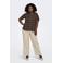 ONLY CARMAKOMA top CARVICA met paisley print zwart/bruin