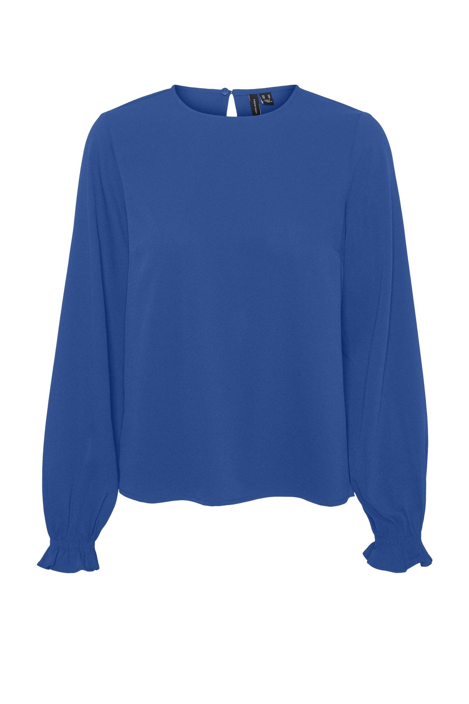 VERO MODA CURVE top VMCBIRD blauw | wehkamp