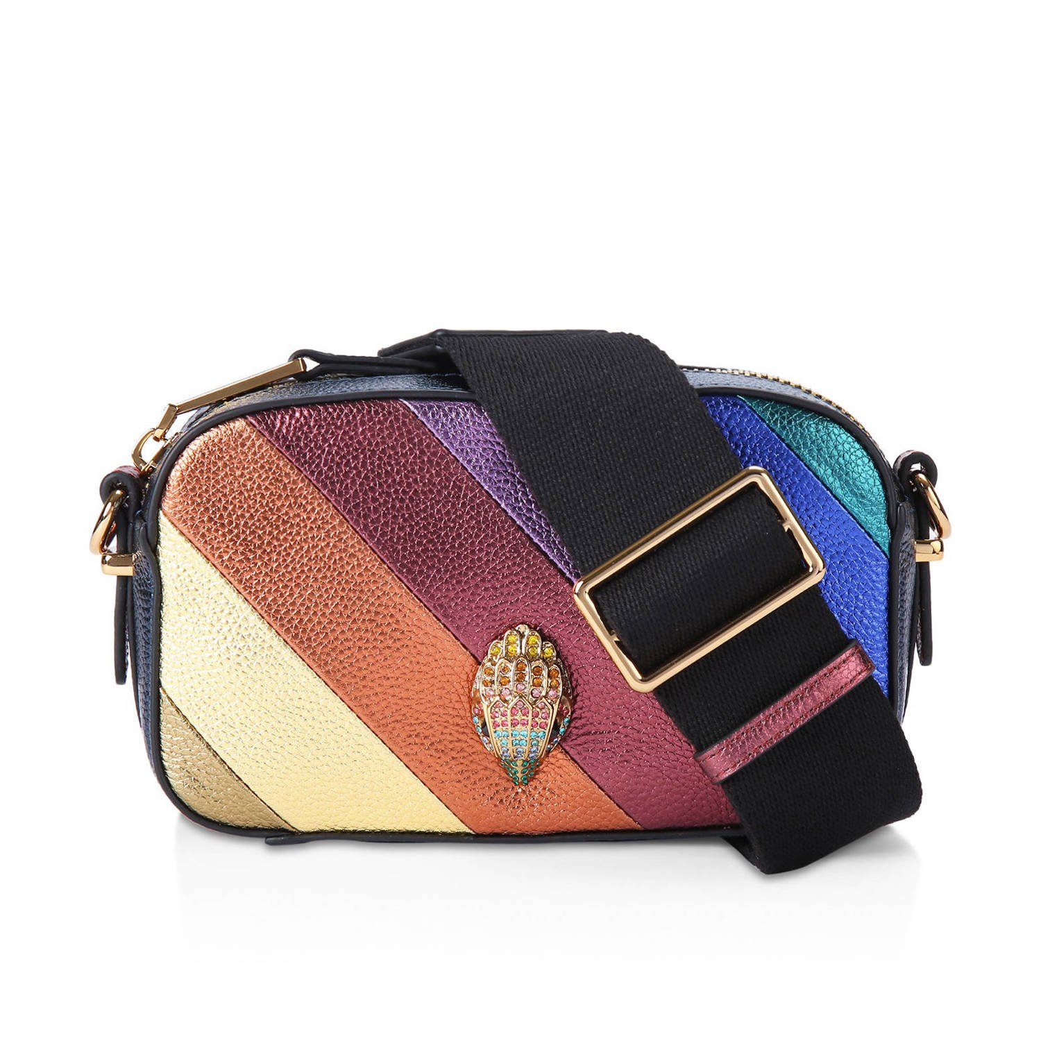 Kurt Geiger leren crossbody tas Kensington Small multi