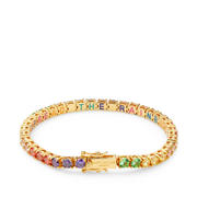 thumbnail: Kurt Geiger armband Tennis met strass goudkleurig