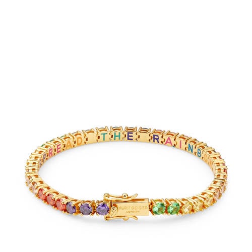 Kurt Geiger armband Tennis met strass goudkleurig afbeelding