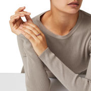 thumbnail: Kurt Geiger ring Be Kind met strass goudkleurig