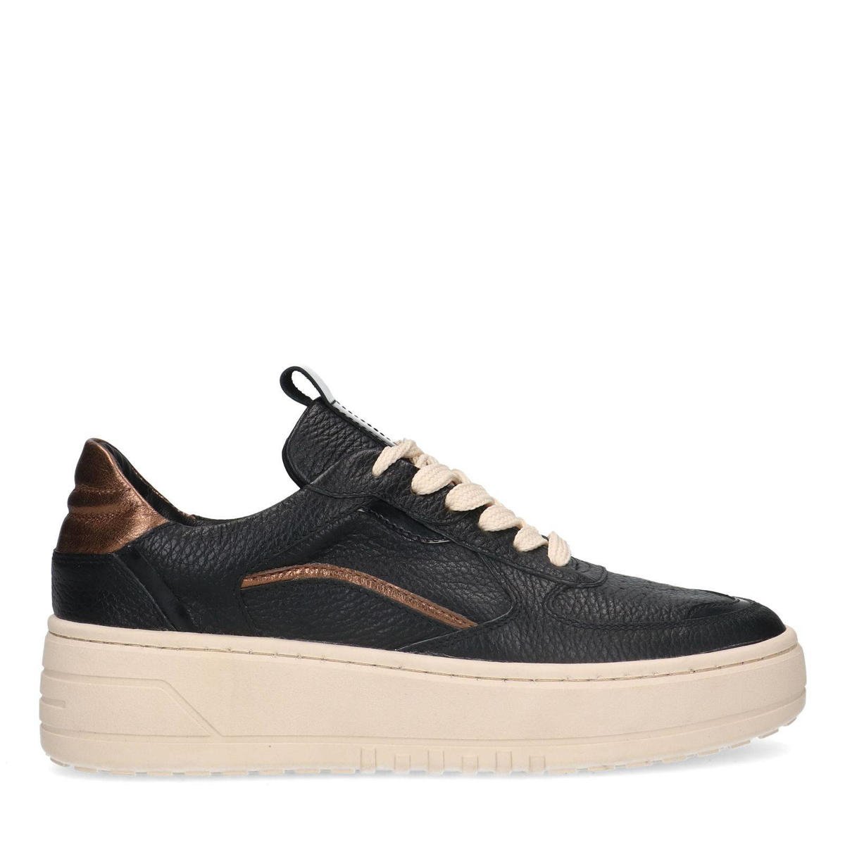 Manfield leren sneakers zwart wehkamp - Main Image