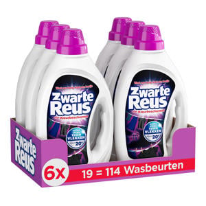 Zwarte Reus Gel - vloeibaar wasmiddel - voordeelverpakking - 6 x 19 wasbeurten - 114 wasbeurten