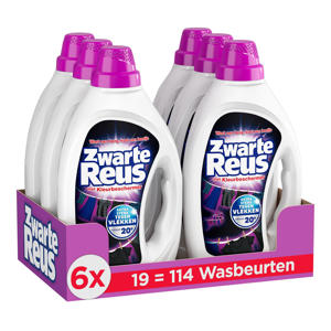 Zwarte Reus Gel - vloeibaar wasmiddel - voordeelverpakking - 6 x 19 wasbeurten - 114 wasbeurten