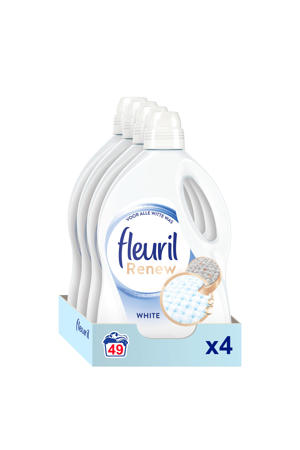 Renew Liquid White - - vloeibaar wasmiddel - voordeelverpakking - 4 x 49 wasbeurten - 196 wasbeurten