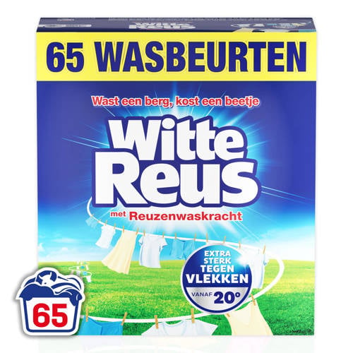 Witte-Reus Waspoeder - witte was - voordeelverpakking - 65 wasbeurten afbeelding