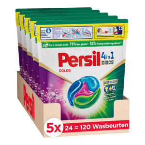 Wehkamp Persil Discs Color Doy - wascapsules - voordeelverpakking - 5 x 24 wasbeurten - 120 wasbeurten aanbieding