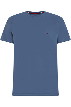 T-shirt Plus Size met logo faded indigo