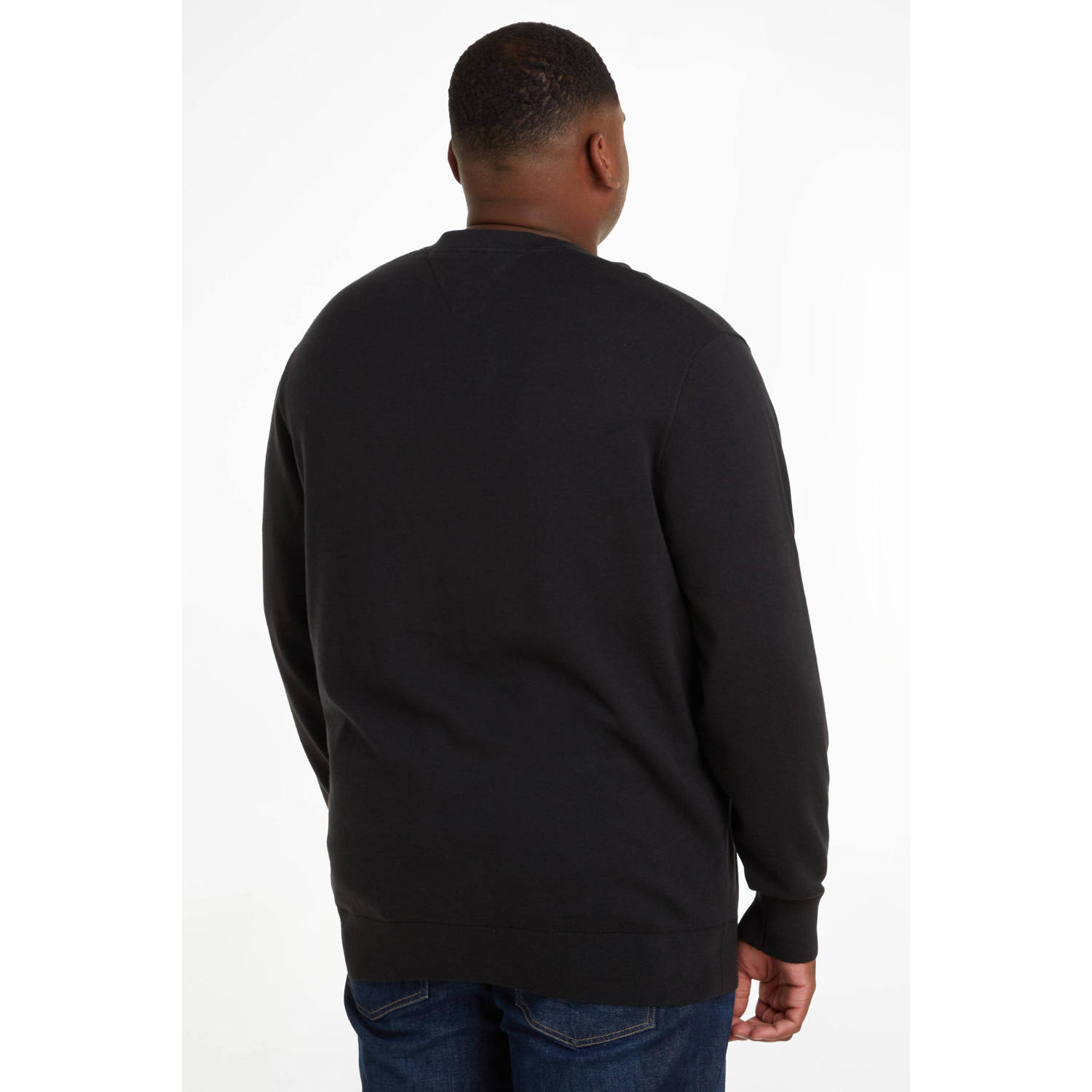 Tommy Hilfiger Big & Tall fijngebreide trui Plus Size met logo black