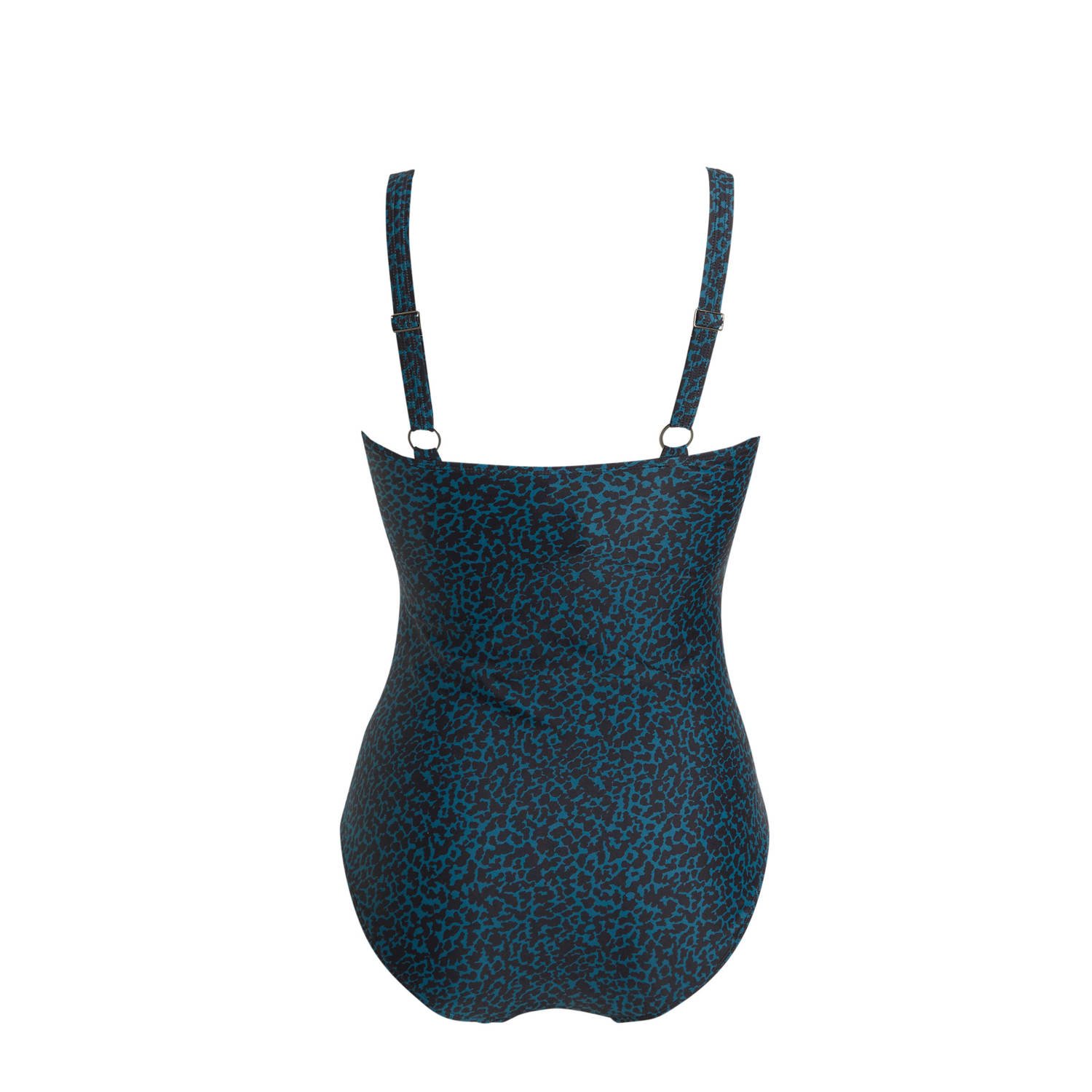 BEACHWAVE corrigerend badpak donkerblauw zwart