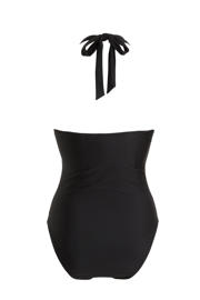thumbnail: BEACHWAVE corrigerend halter badpak zwart