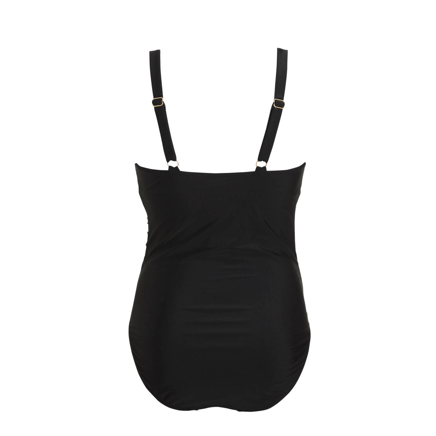 BEACHWAVE Curve corrigerend badpak zwart