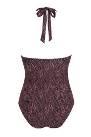 thumbnail: BEACHWAVE corrigerend halter badpak brique/zwart