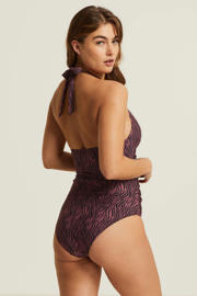 thumbnail: BEACHWAVE corrigerend halter badpak brique/zwart