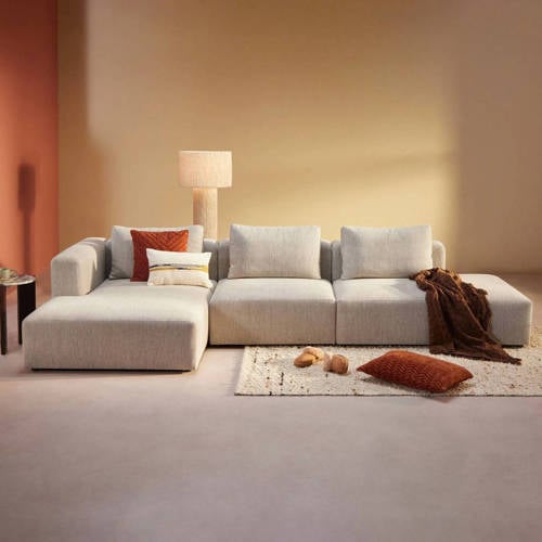 NOUS Living hoekbank links Tumba - Lichtgrijs