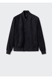 thumbnail: Mango Man bomberjack zomer van polyester marineblauw
