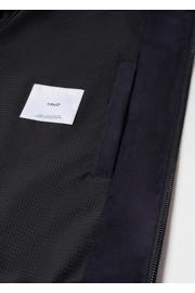 thumbnail: Mango Man bomberjack zomer van polyester marineblauw
