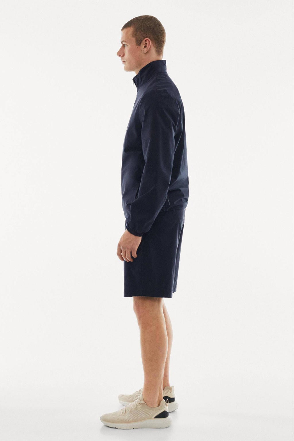 Mango Man bomberjack zomer marineblauw