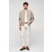 Mango Man bomberjack zomer van polyester beige