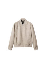 thumbnail: Mango Man bomberjack zomer van polyester beige
