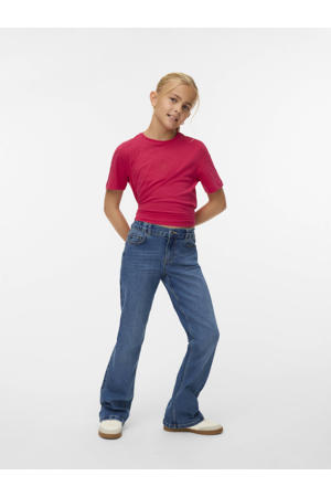 flared jeans VMRIVER medium blue denim