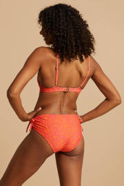 thumbnail: BEACHWAVE voorgevormde beugel bikinitop oranje/roze