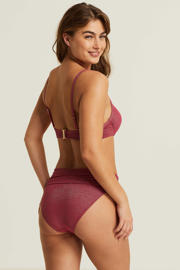 thumbnail: BEACHWAVE omslag bikinibroekje met lurex roze