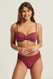 thumbnail: BEACHWAVE omslag bikinibroekje met lurex roze