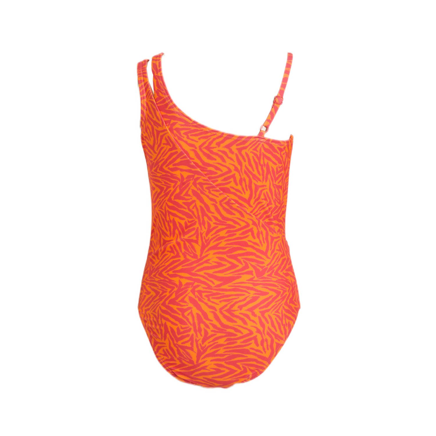 BEACHWAVE one shoulder badpak oranje roze