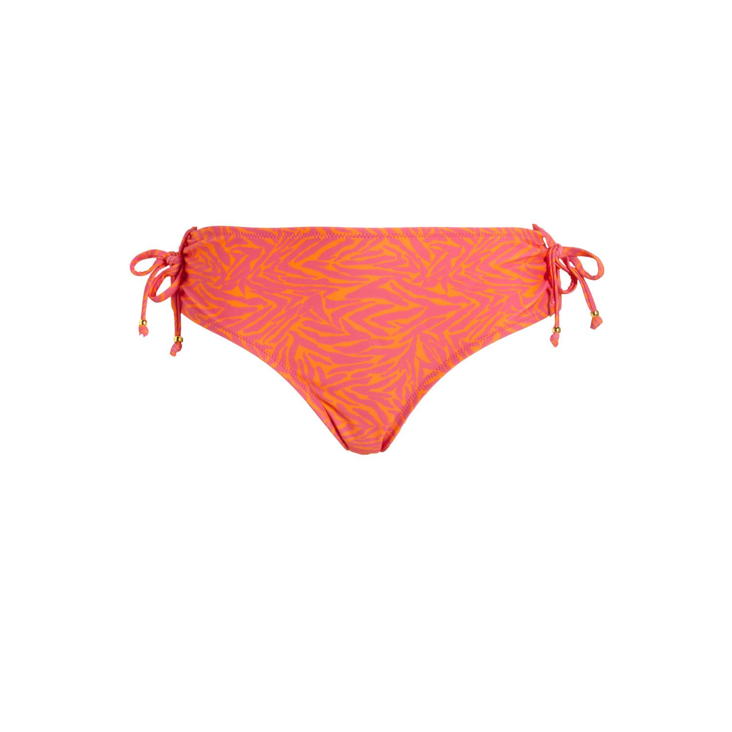 BEACHWAVE bikinibroekje oranje roze