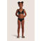 BEACHWAVE broderie anglaise bikini met ruches zwart