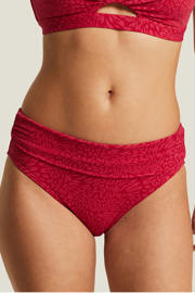 thumbnail: BEACHWAVE omslag bikinibroekje koraalrood