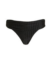 thumbnail: BEACHWAVE omslag bikinibroekje met textuur zwart