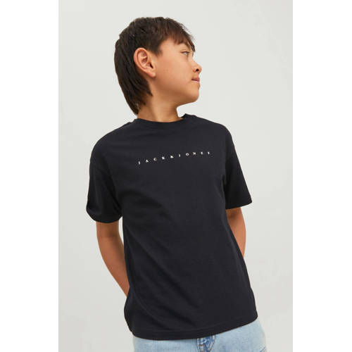 JACK & JONES JUNIOR T-shirt JJESTAR met logo zwart afbeelding