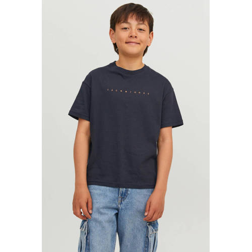 JACK & JONES JUNIOR T-shirt JJESTAR met logo donkerblauw afbeelding