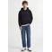 JACK & JONES JUNIOR hoodie JJESTAR met logo zwart